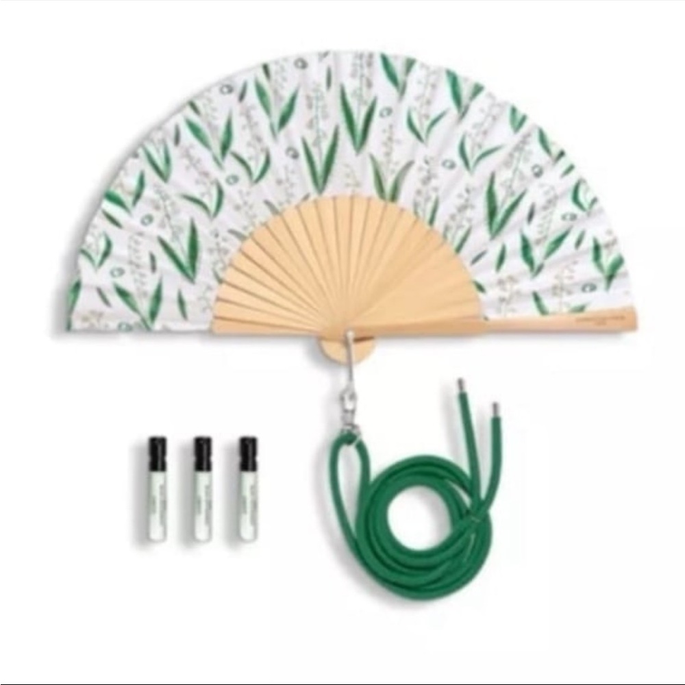 NIB Dior‎ Lily of the Valley Fan and Lucky Trio Set